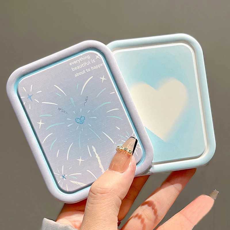 Fashion Portable Folding Makeup Mirror Portable Pocket Mirror Women Rectangle Cosmetic Make Up Mirror For Tools VanityXJ241213