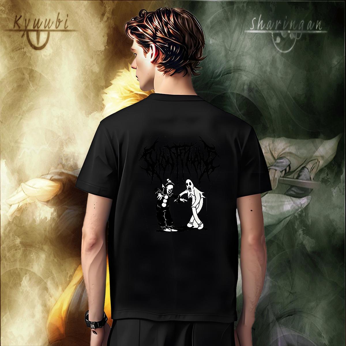 TOP Quality T-Shirts 230g Cotton skull Hip Hop Custom Print Plus Size Short Sleeve Soft Men Tshirts New Designer Tops