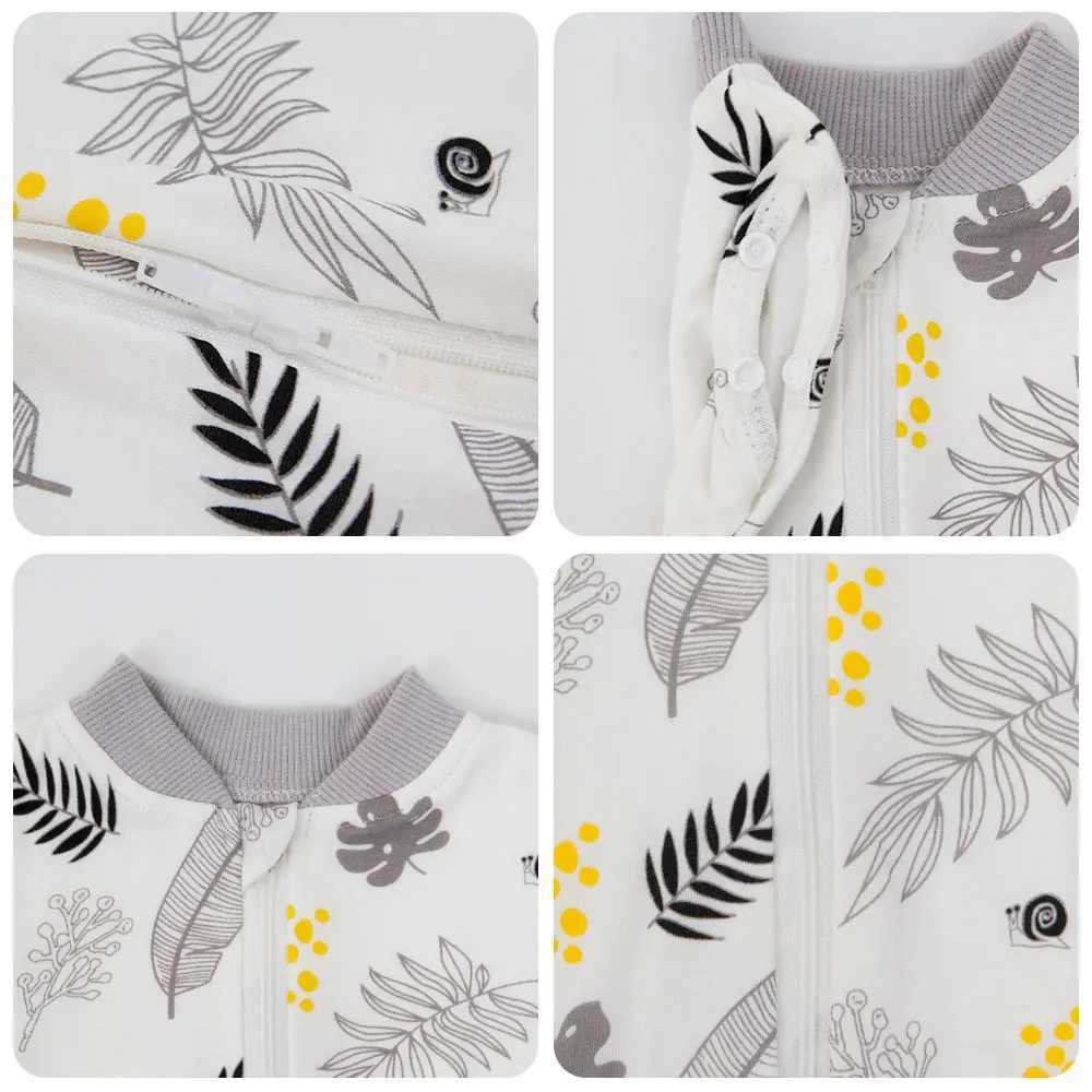 Baby Sleeping Bag For Newborn 100% Cotton Baby Swaddle Sack Blanket Soft Cute Pattern Aircondition 0-6M 2in1 Multifunctional M240824