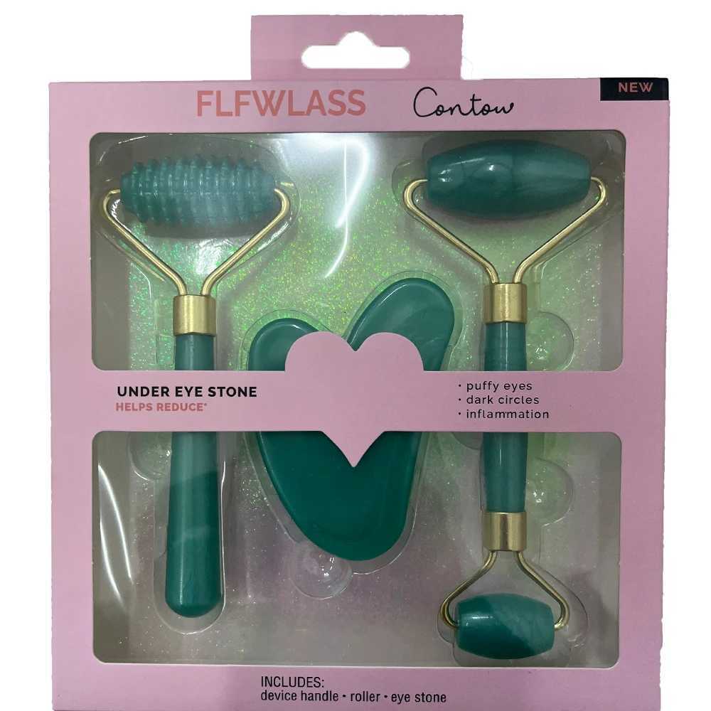 3pcs Set Resin Roller Massager for Face Body Gua Sha NotJade Stone Face Care Roller Facial Massager Beauty Health Skin Care Tool CL240825