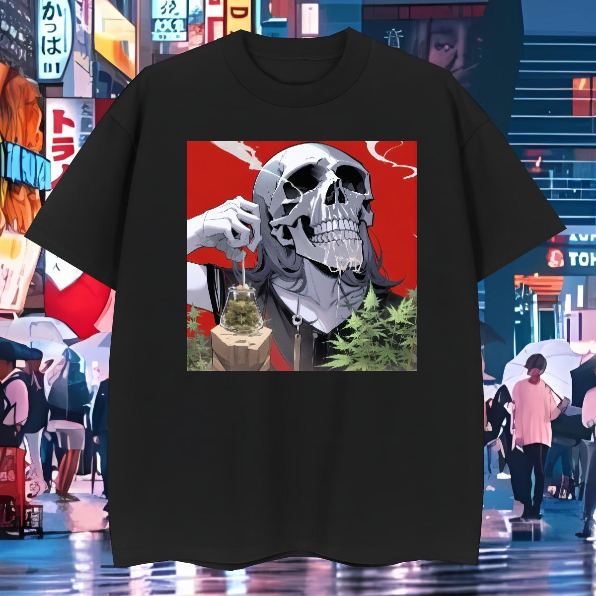 Soft T Shirt For Man 100% Cotton 230g skull Sports Casual Custom Big Size Breathable Men Tops Tees Fashion New Clothings