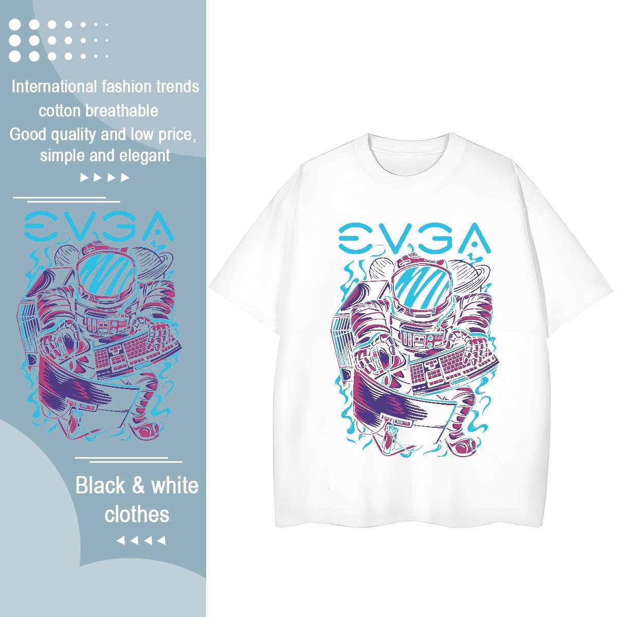 Free Shipping Tshirt for Man Woman 230g 100% Cotton universe Home Outdoor Women T Shirts Breathable Soft Custom Printed Wear