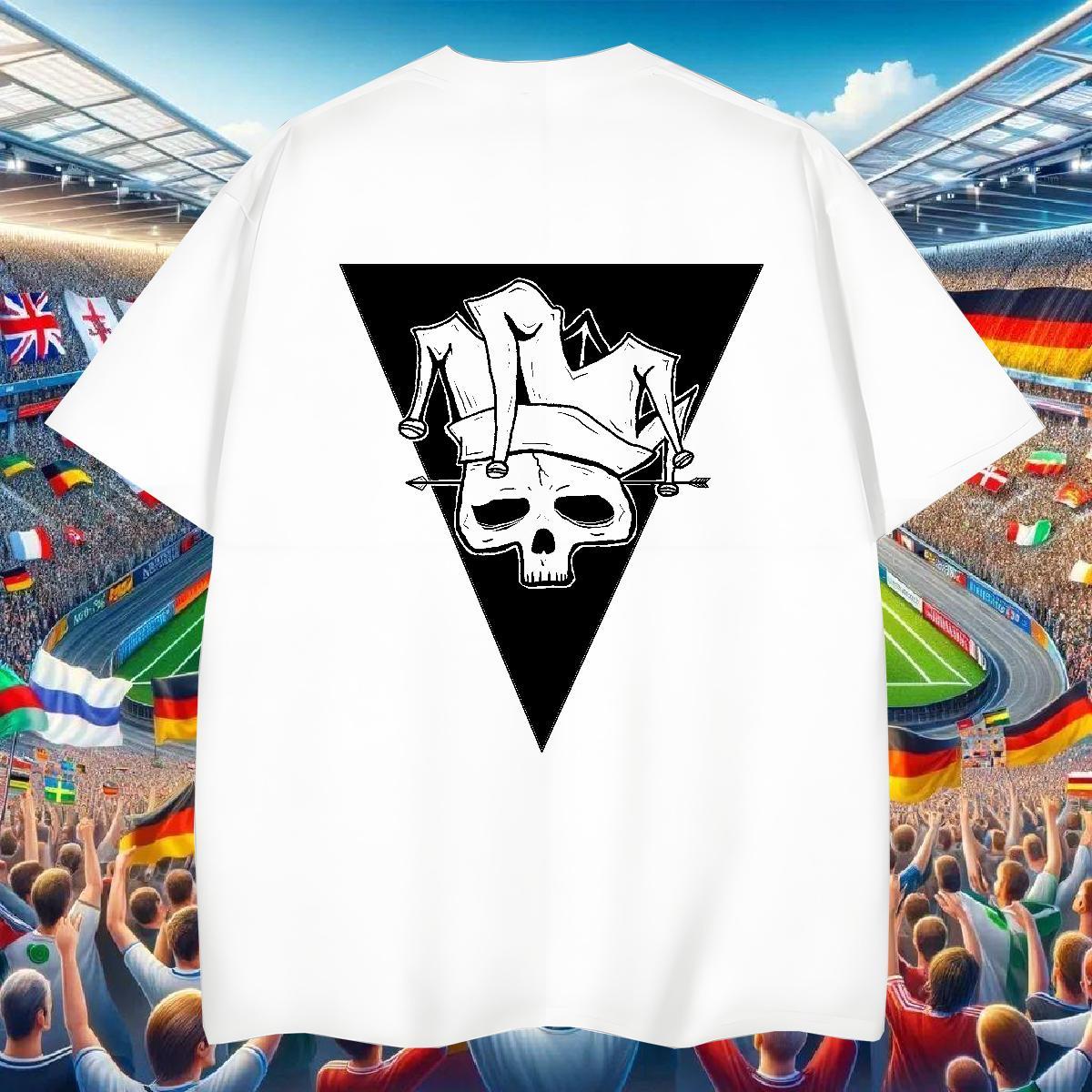 Popular T Shirts Men 100% Cotton 230g skull Daily Outfit Custom Print Plus Size Breathable Crew Neck Men Tops Tees Designer Fashion Top Tees
