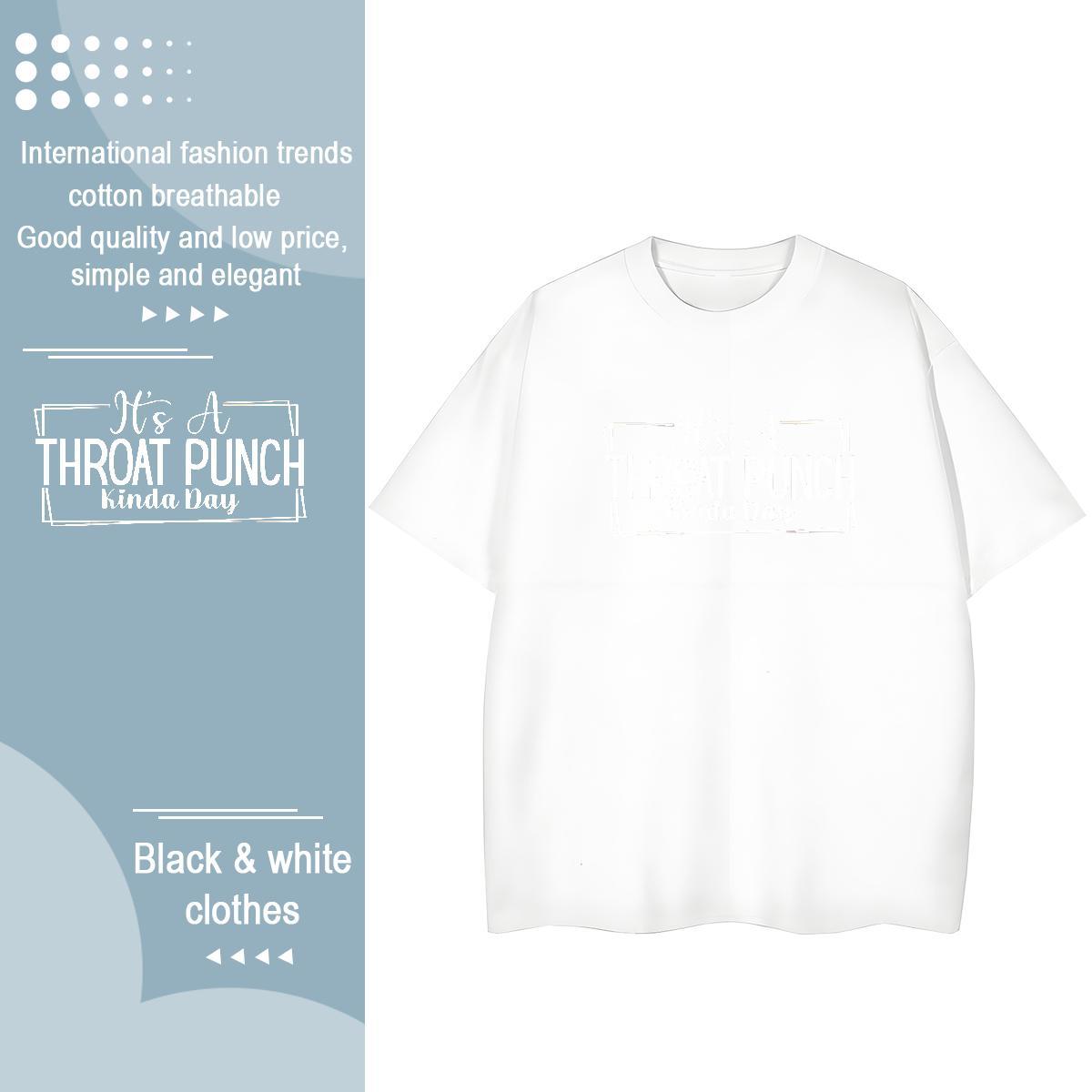 5A Lady T shirt 230g Cotton letter Daily Wear T-Shirts for Women Breathable Short Sleeve Customized Print Clothes Shirt