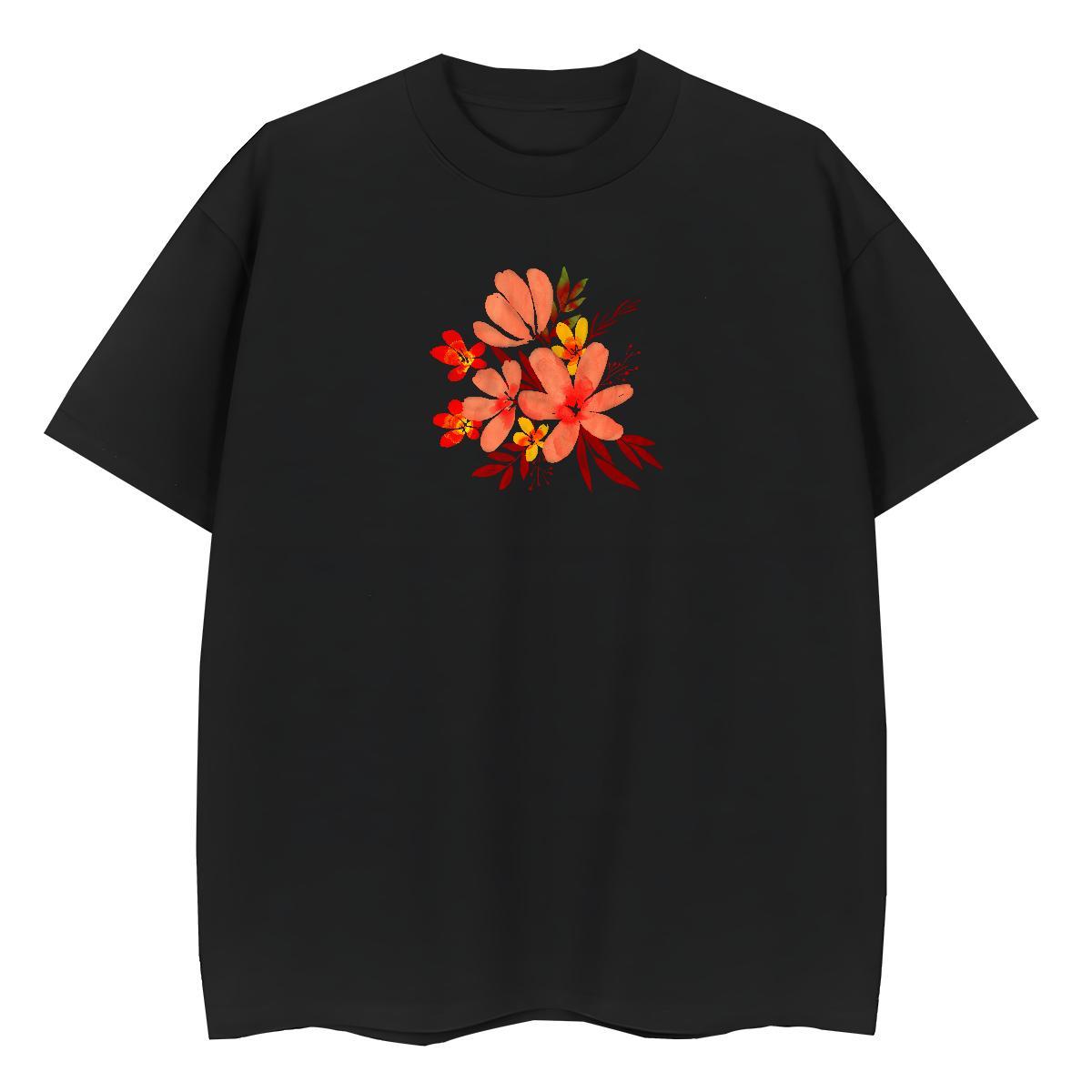 High quality Unisex Tshirts 100% Cotton 230g painting Sport Womens T Shirts Crew Neck Breathable Custom Printed Tees