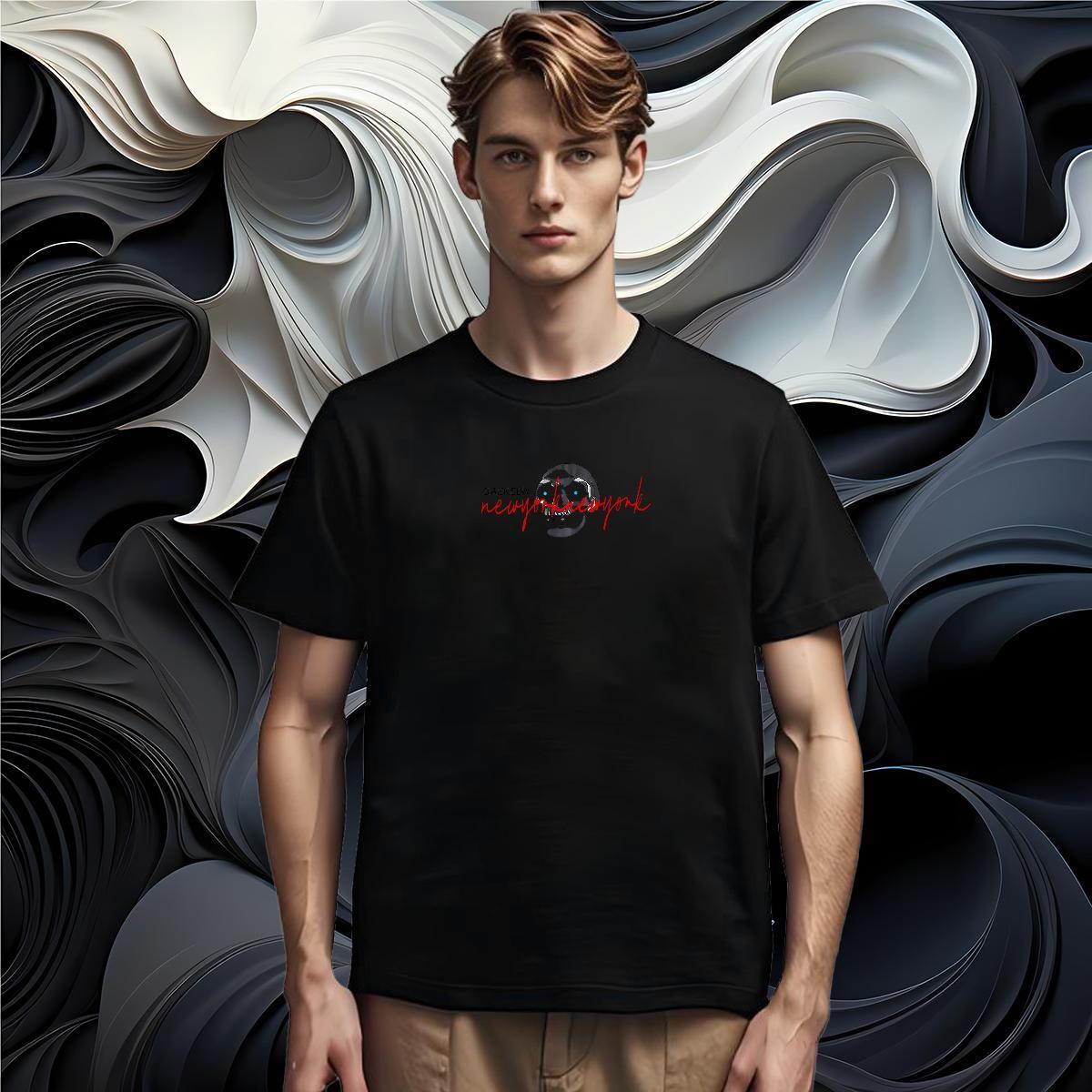 Loose Fit T-Shirts 100% Cotton 230g skull Daily Outfit DIY Logo Oversized Breathable Soft Men Tshirts 2024 Tee Shirt