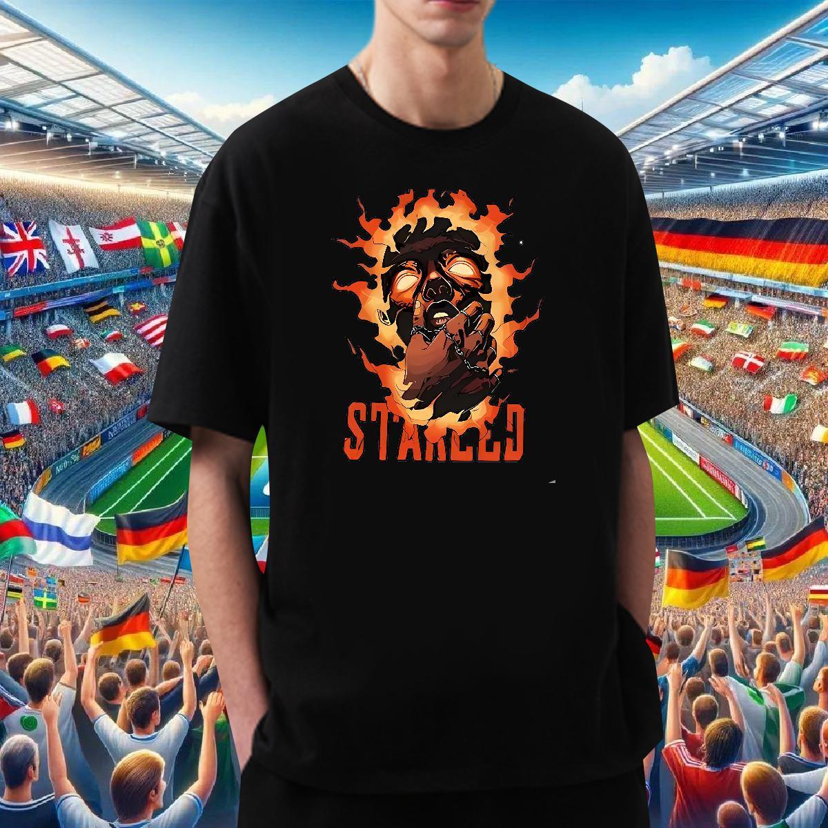 High Quality Man T Shirts 230g Pure Cotton skull Casual Daily Wear DIY Printed Breathable Short Sleeve Tshirts Customized Clothings