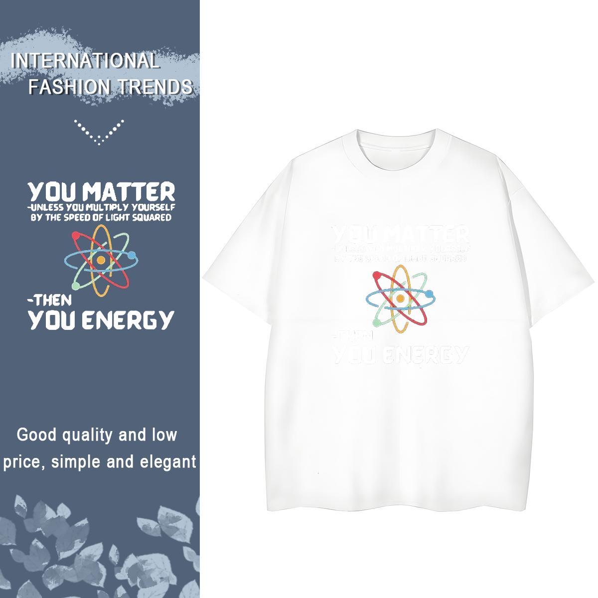 Loose Women Tshirts 100% Cotton 230g letter Casual Womens T Shirts Comfortable Custom Print Oversized Tees