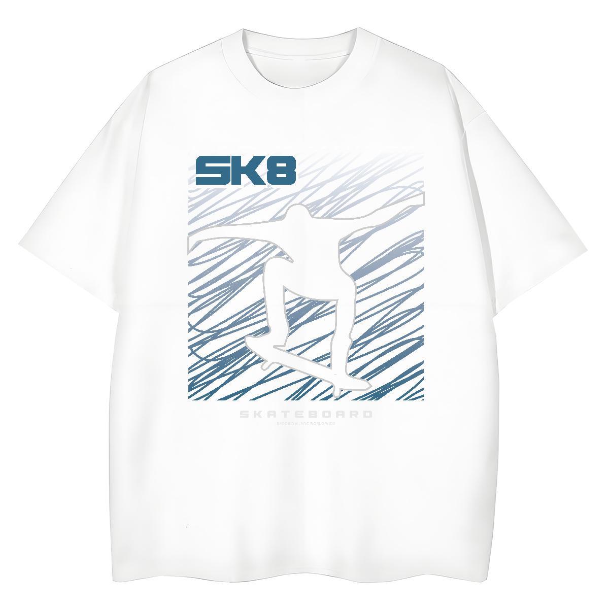 Female Women Tees 230g Pure Cotton icon Casual T shirt Breathable Soft Cartoon Print Clothes