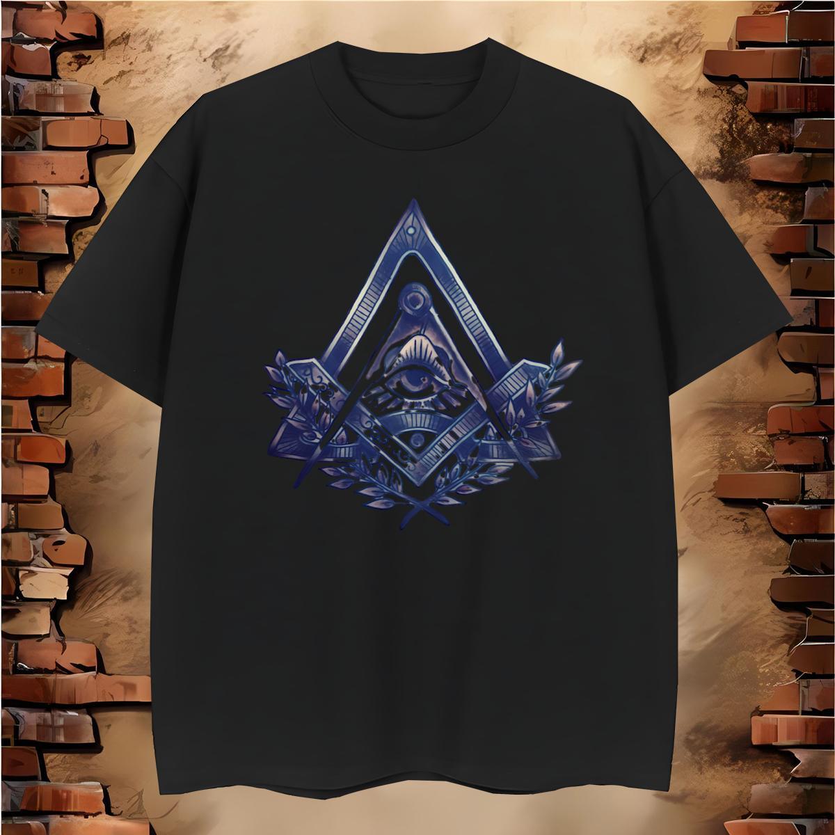 Comfortable T-Shirts for Men 230g Cotton eye of the devil Street Custom Printed Breathable Tshirts 2024 Designer Clothes