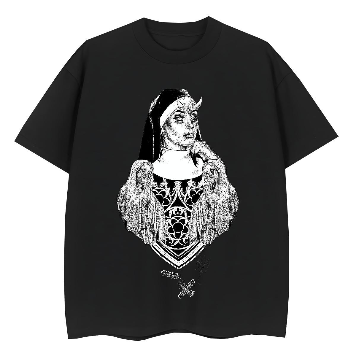 Comfortable Women Tshirts 230g 100% Cotton nun Casual Beach Womens T Shirts Breathable White Plus Size Tops Shirt