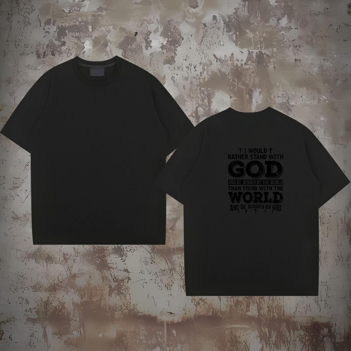 Free Shipping Men T Shirts 230g Cotton letter Hip Hop Street Custom Cartoon O-Neck Short Sleeve Men Tees Stylist Tops Tees