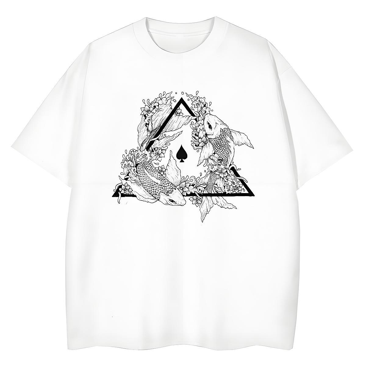 Custom Women T Shirts 100% Cotton 230g Short Sleeve O-Neck Sports Casual eye of the devil Women Tshirts Brand Oversized L-4XL Clothes