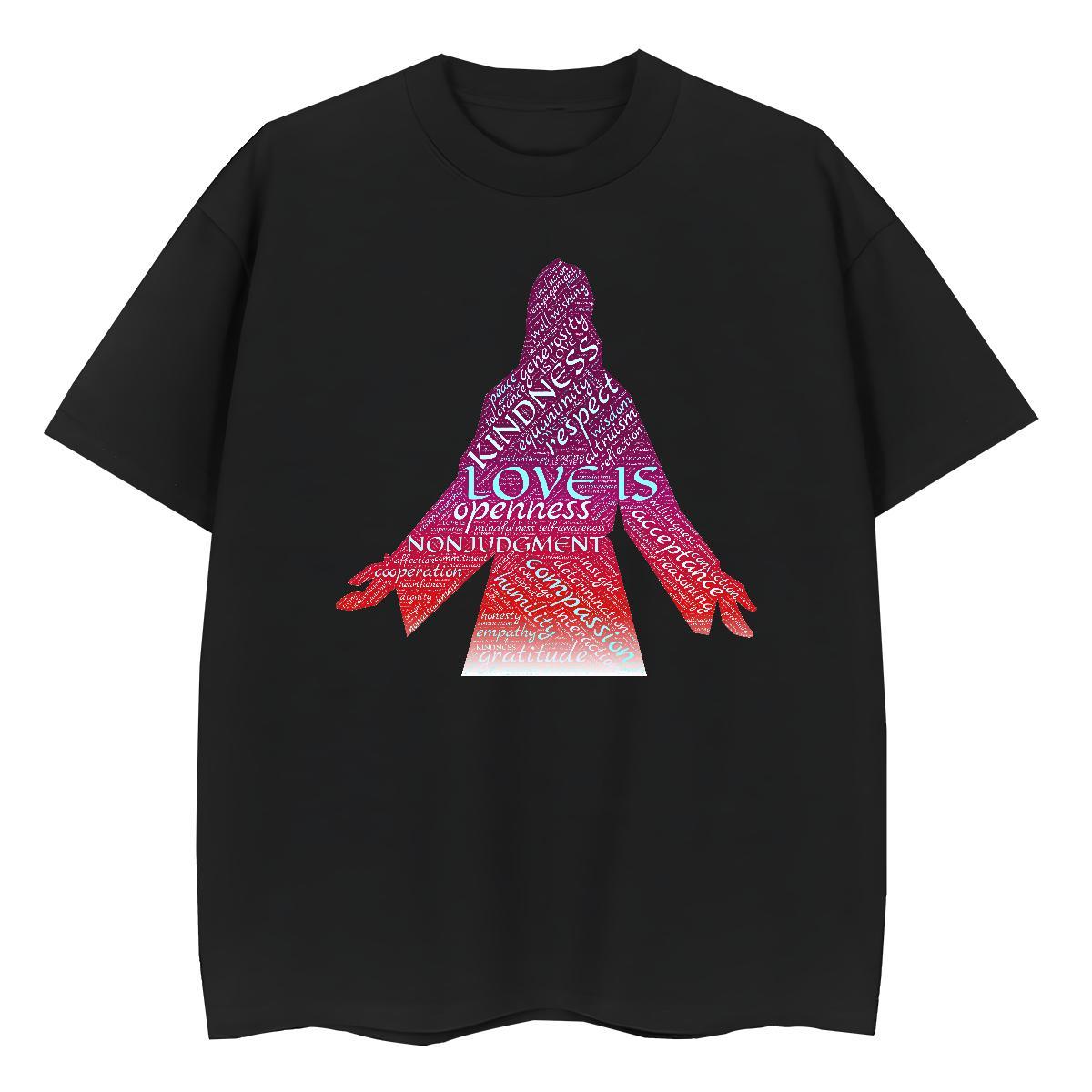 Cool T Shirt For Man 230g Pure Cotton portrait Street DIY Logo Oversized Breathable Soft Men Clothes T-Shirt Classic Casual Tops Tees