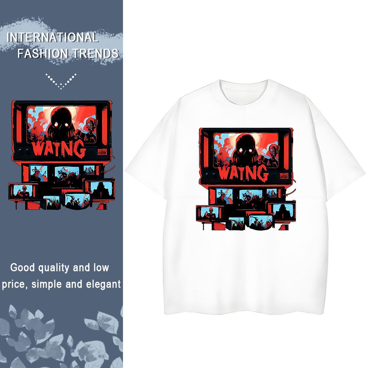 Soft Mens T Shirts 230g Cotton skull Casual Custom Printed Short Sleeve O-Neck Couples T Shirts Designer Fashion Tees Shirts