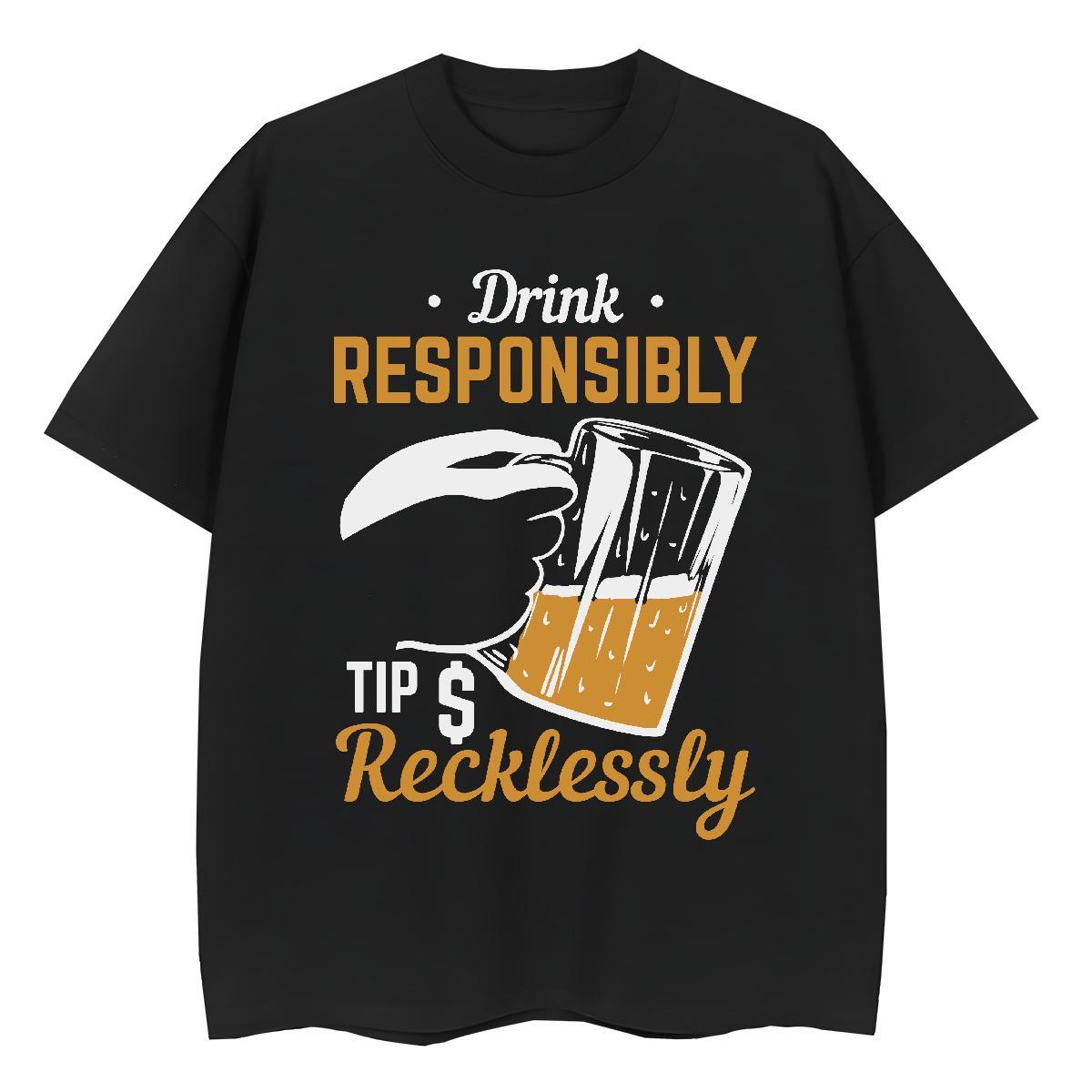 Nice Tshirt for Man Woman 100% Cotton 230g beer Street Wear T-Shirts for Women Breathable Soft Plus Size Cartoon Tops
