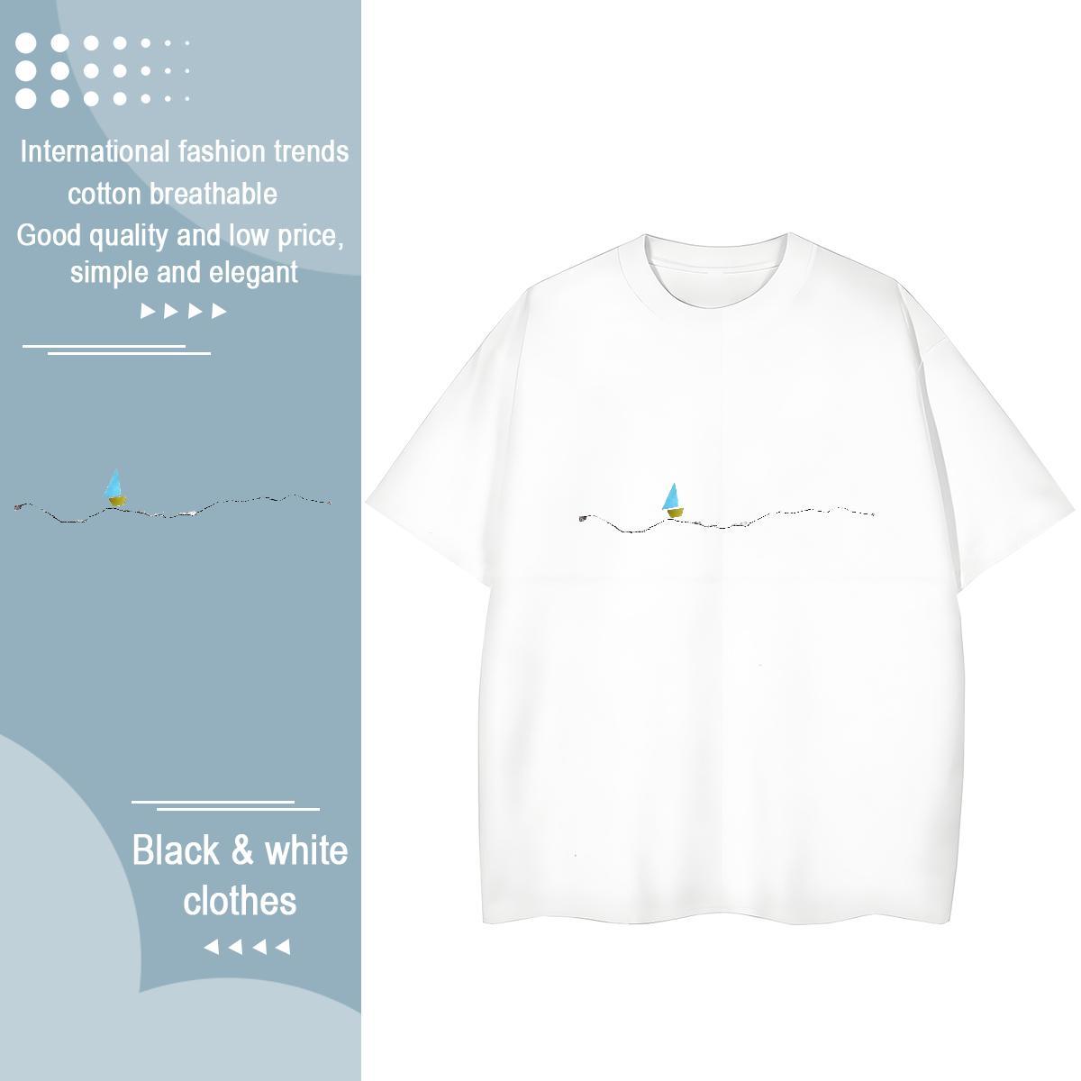 Loose fit Womens Tshirts 100% Cotton 230g icon Street T-Shirts for Women O Neck Short Sleeves Graphic Wear