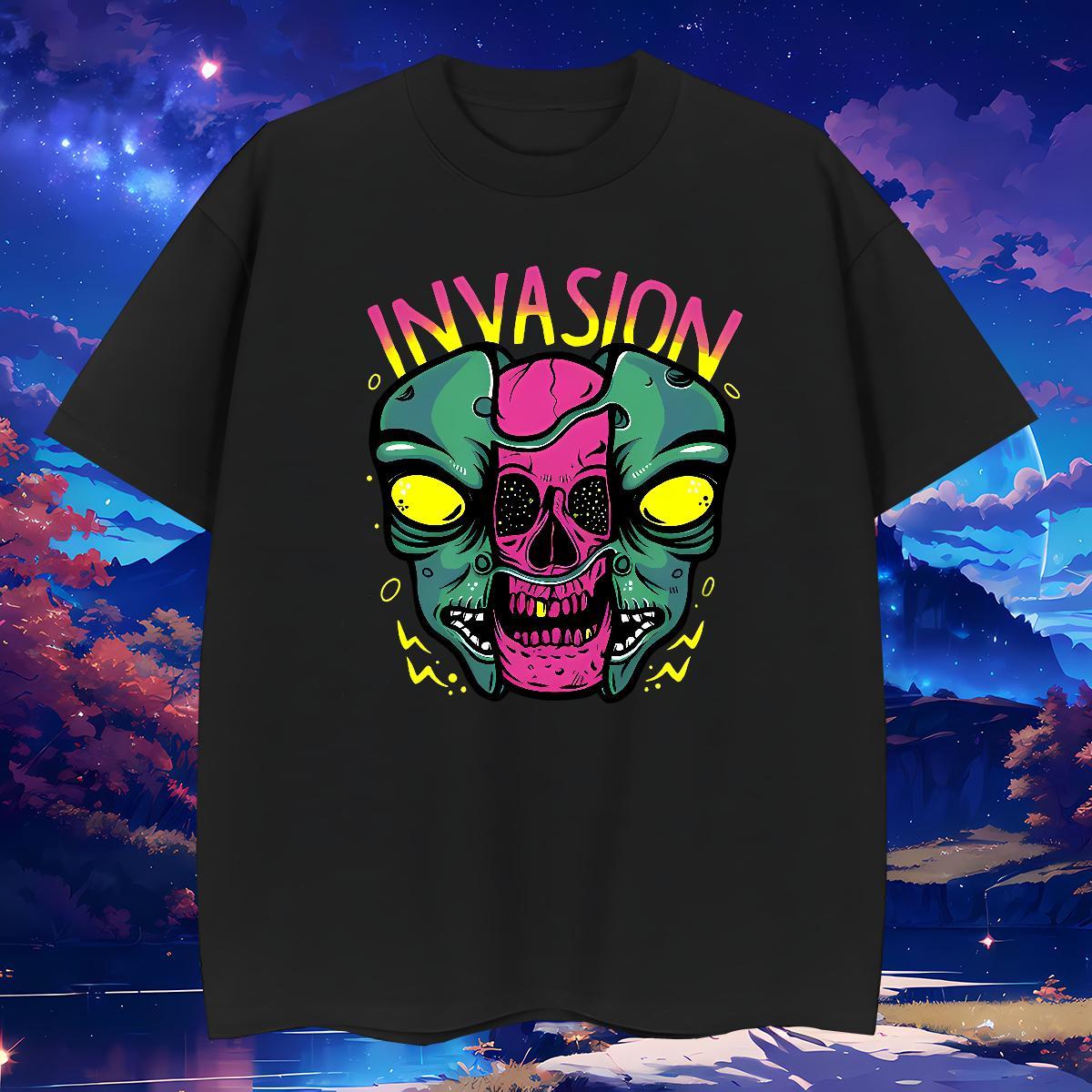 Free Shipping Men T Shirts 230g 100% Cotton skull Summer Casual Plus Size Custom Breathable Tshirts 2024 Designer Tees Shirts