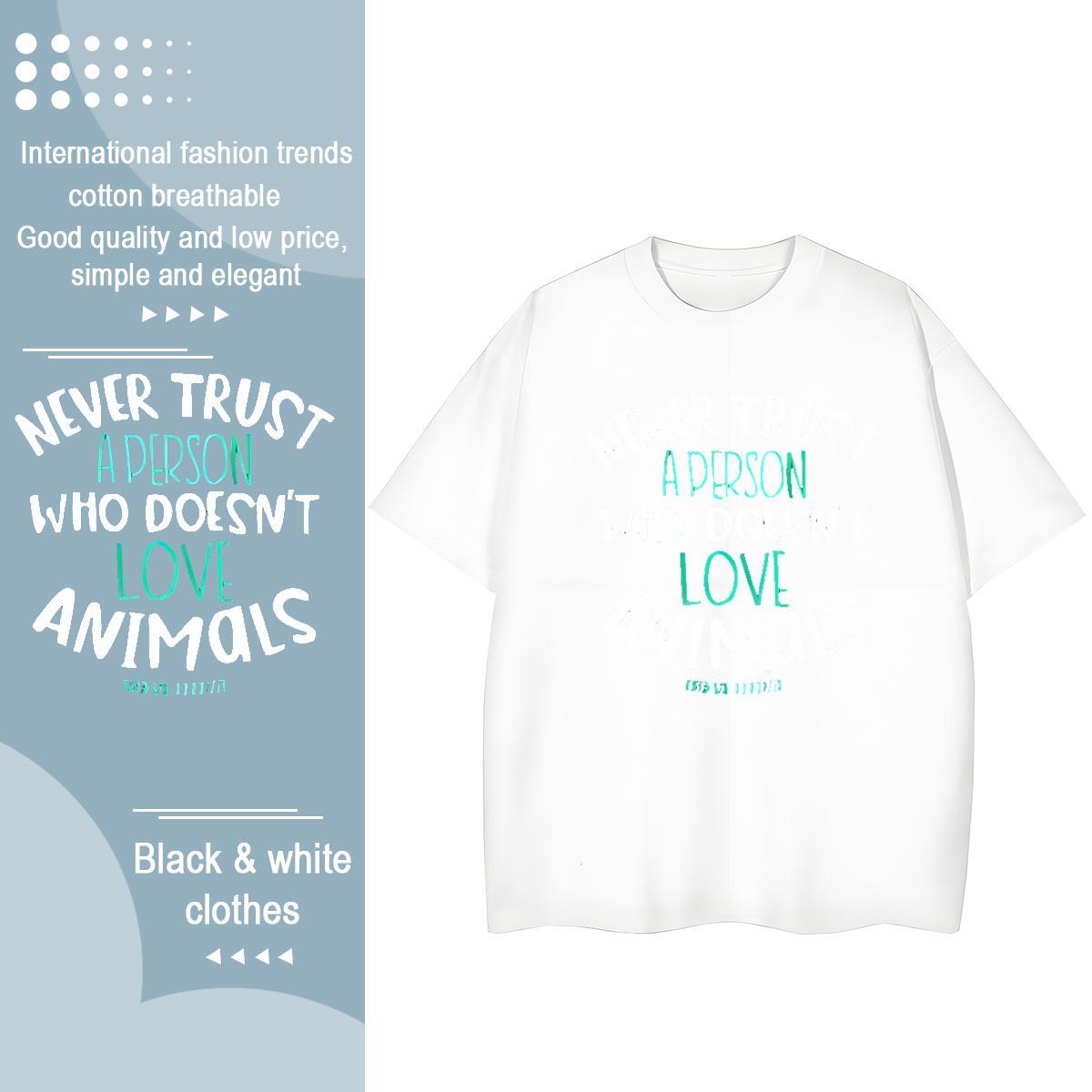 Nice Woman Tshirt 230g Cotton letter Sports Casual Womens T Shirts Short sleeve Soft Custom Print Oversized Tee Shirt