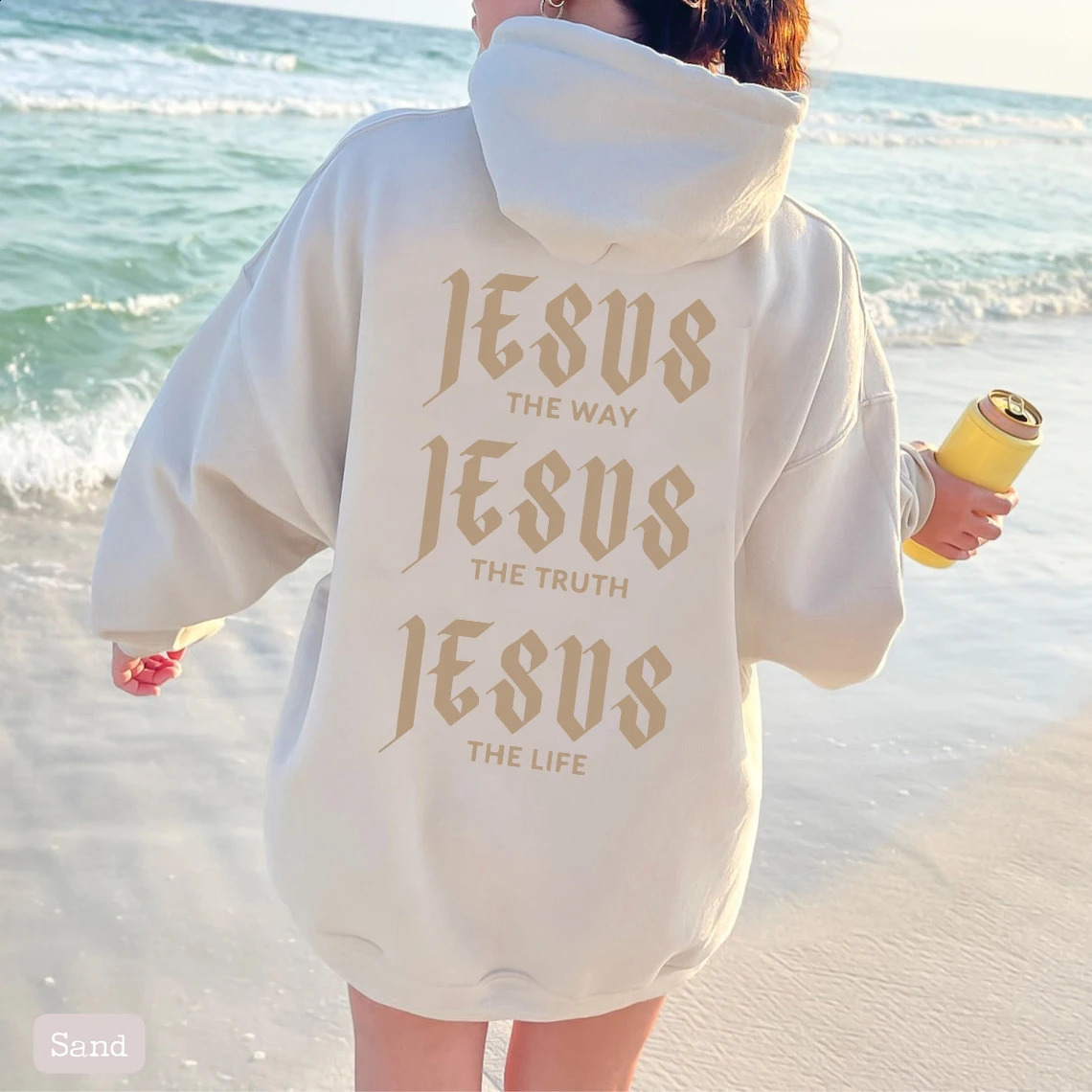 Aesthetic Jesus Saves Hoodies Christian Apparel Print Oversized Sweatshirts Men Women Vintage Fashion Autumn/Winter Warm Hoodie 240824