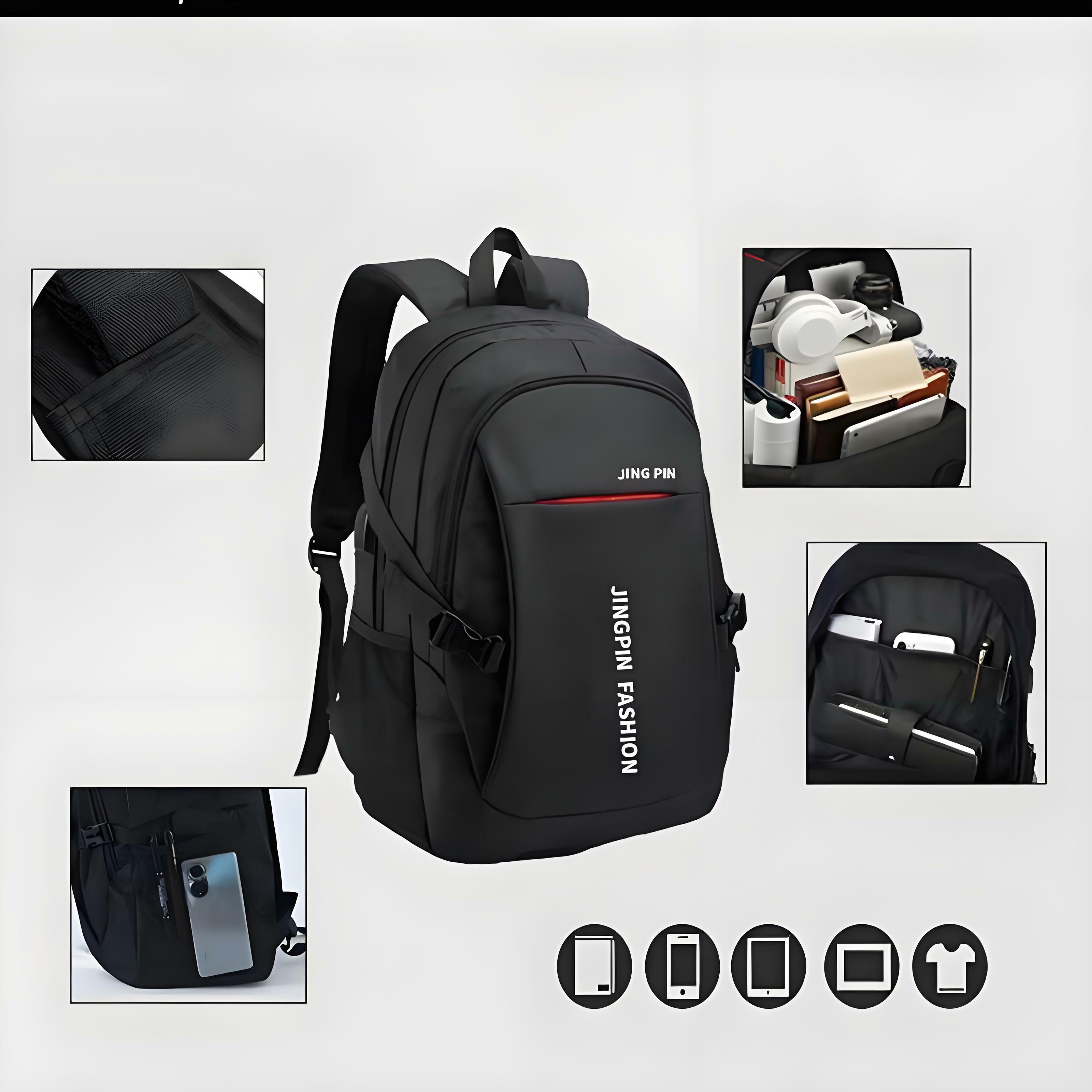 Men's over-sized student backpack travel backpack computer backpack