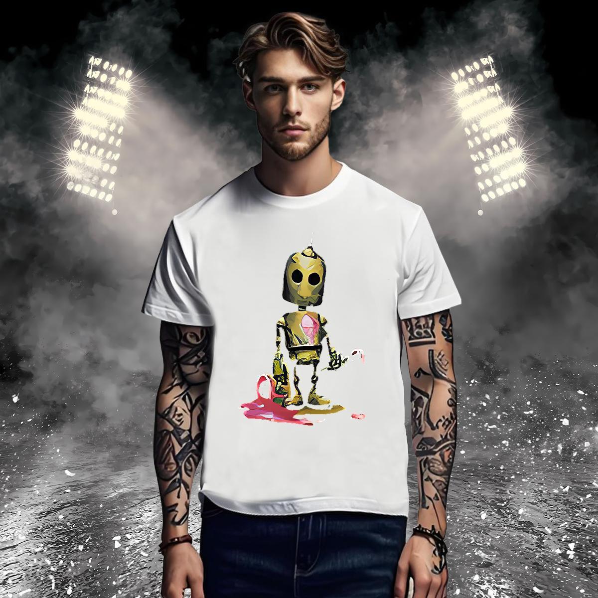 Popular T-Shirts 230g 100% Cotton skull Hip Hop Street DIY Crew Neck Couples T Shirts New Arrival Tops