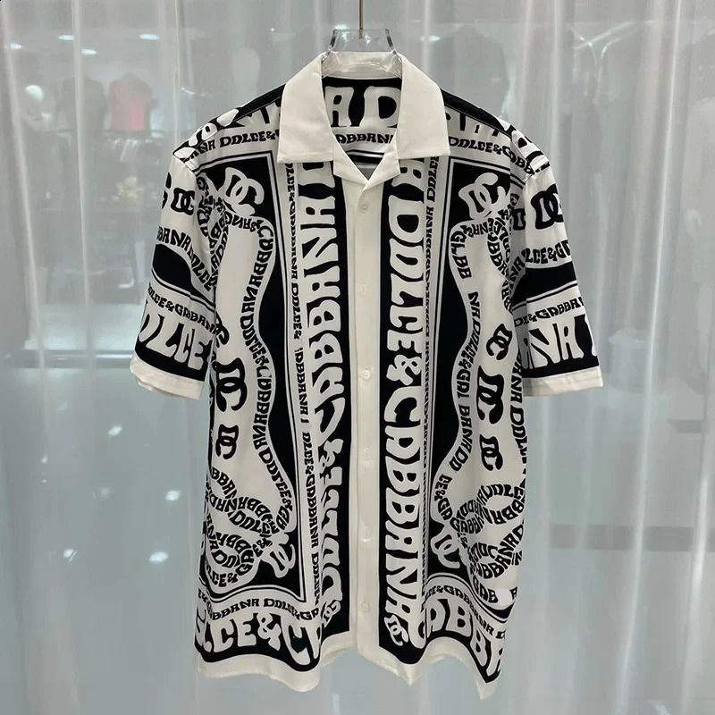 European and American Trends for Spring 2024 Cross border Foreign Trade Fashion Youth Leisure Beach Shirt Set 240824