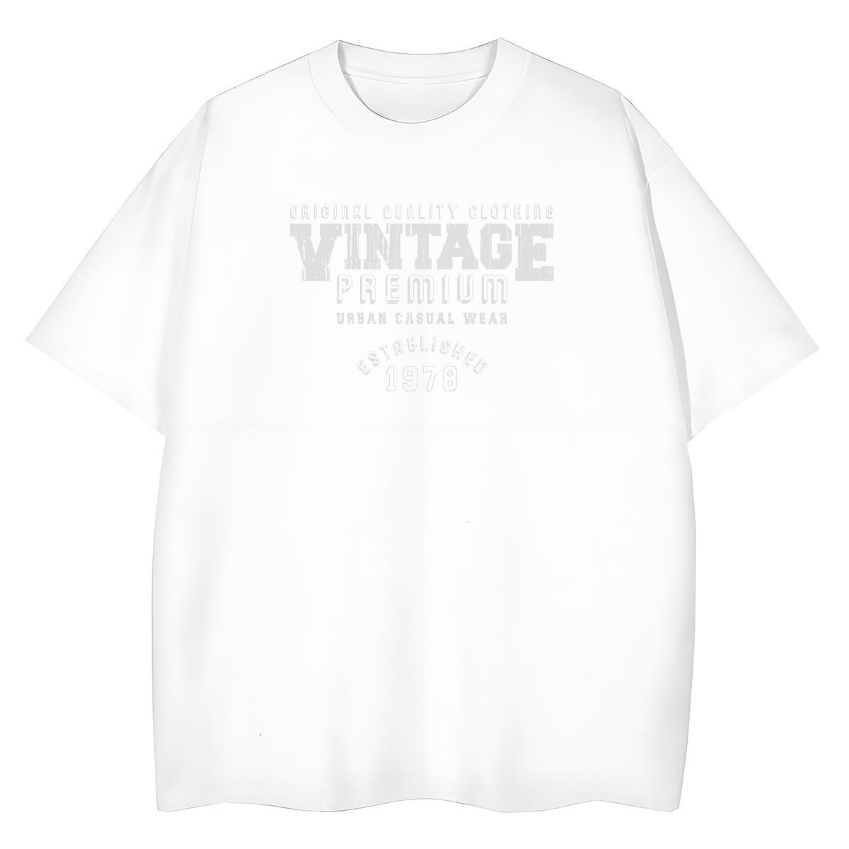 High quality Couples T Shirts 230g Cotton letter Sports Street Wear Woman T Shirts Round Neck Short Sleeve DIY Anime Clothes Shirt