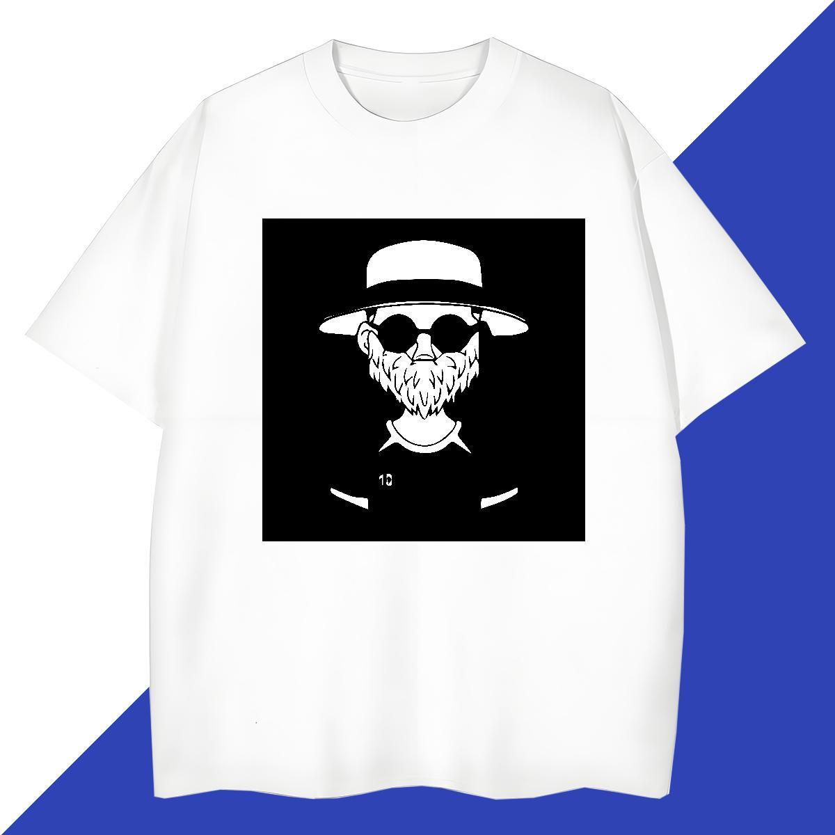 Soft T-Shirts 230g 100% Cotton skull Casual Custom Printing Short Sleeve Soft Tshirt for Man Woman Fashion Casual Tops