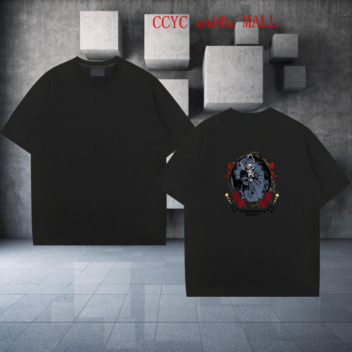 High Quality Men T Shirts 100% Cotton 230g skull Sport Asian Size Round Neck Short Sleeve Men Clothes T-Shirt Casual New Tops Shirt