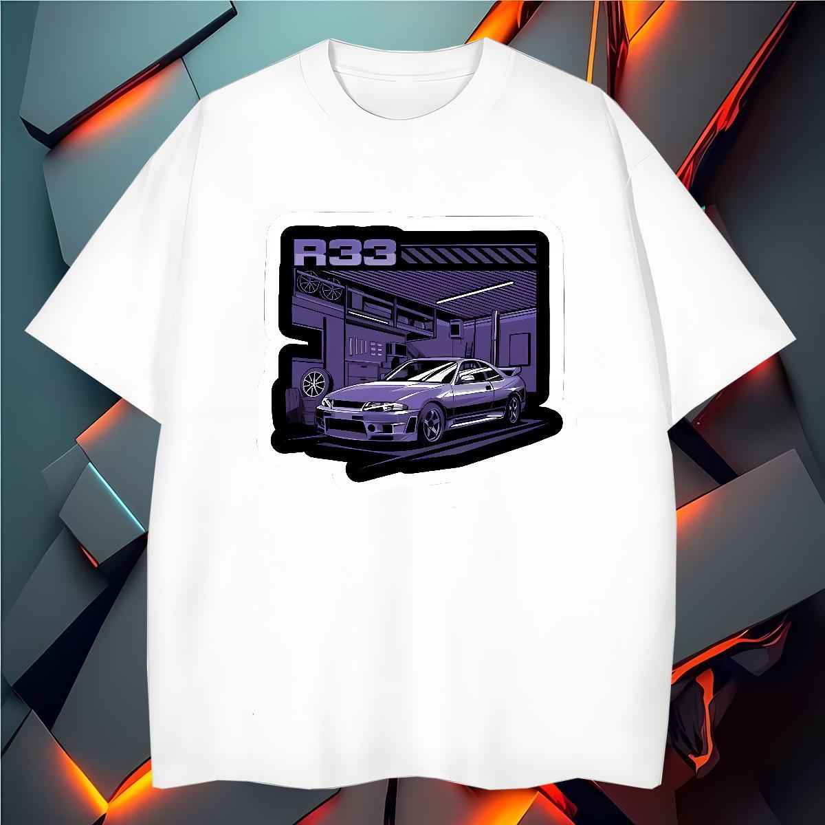 High Quality Man T Shirts 100% Cotton 230g car Summer Casual Customized Print O Neck Short Sleeves Tshirts DIY Wear
