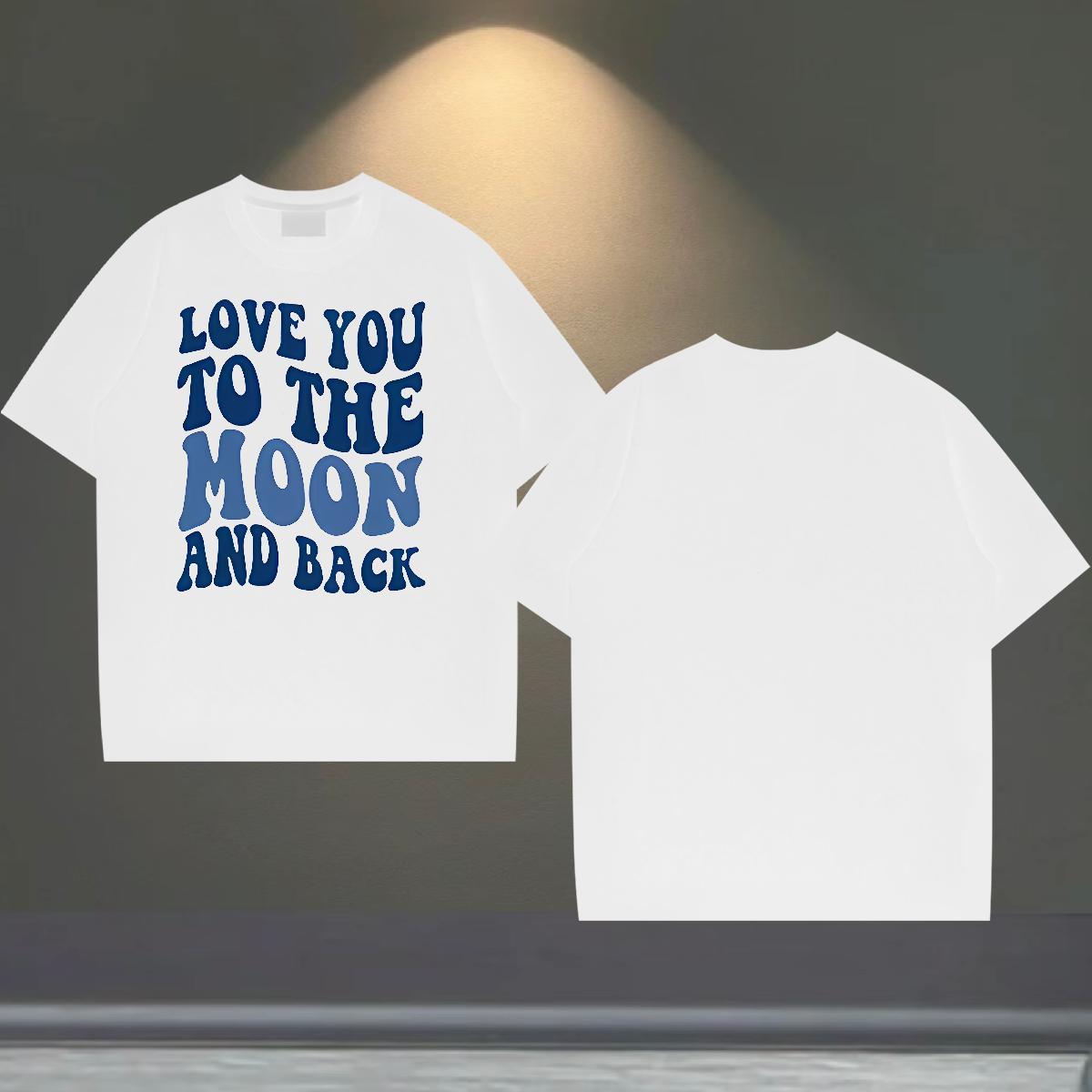 Fashion Mens Tshirts letter Summer Casual 100% Cotton 230g Tee Shirt Short Sleeve Soft Loose T Shirt For Man Oversized