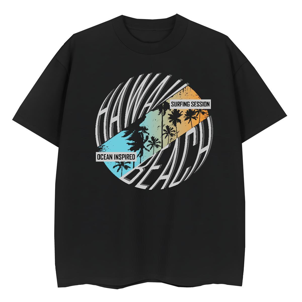 Designer Womens Tshirts 230g Cotton icon Home Outdoor T Shirts Women O-Neck Short Sleeve Black Oversized Polos