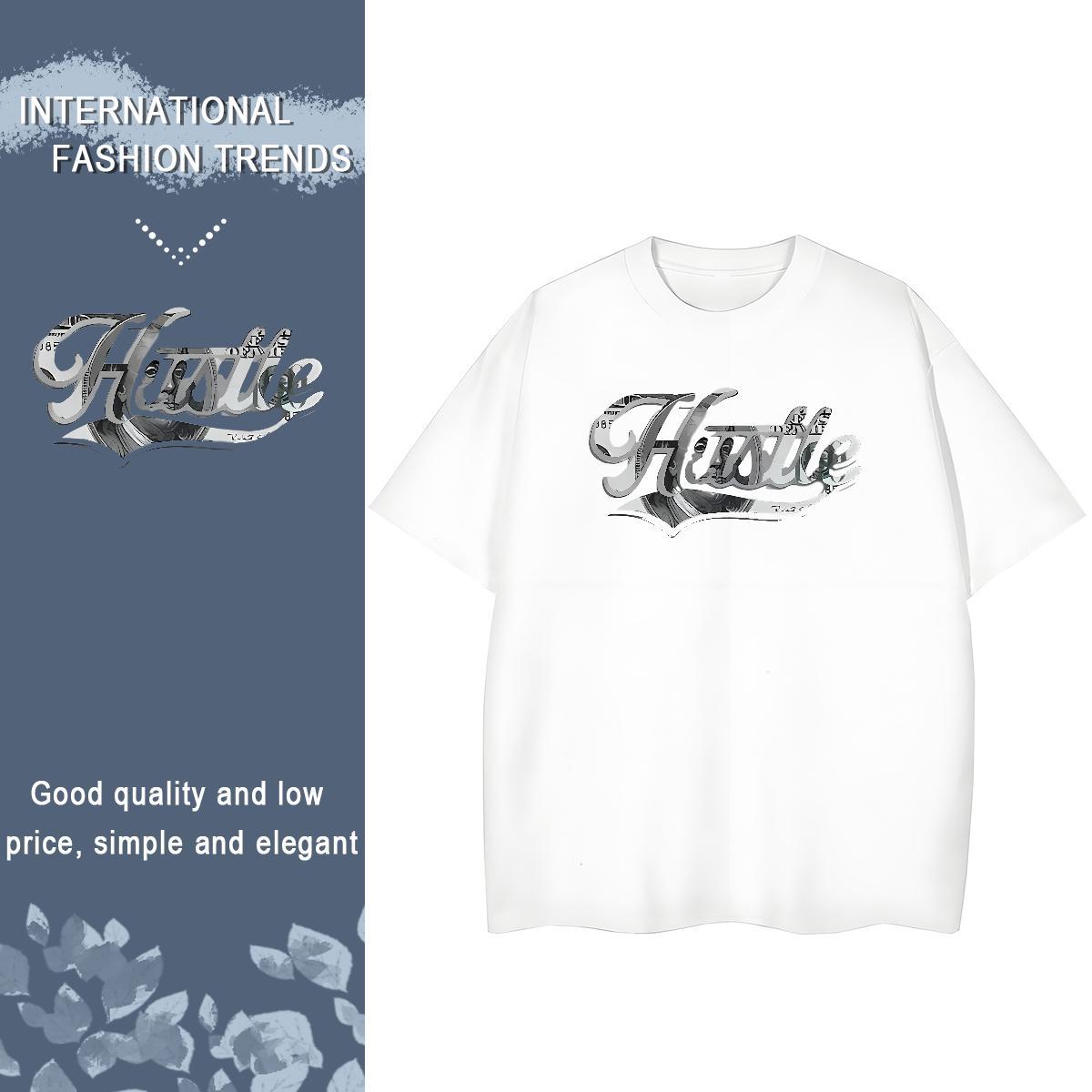 Nice Lady T shirt 230g 100% Cotton letter Outdoor T-Shirts for Women O-Neck Short Sleeve Oversized L-4XL Tops Shirt