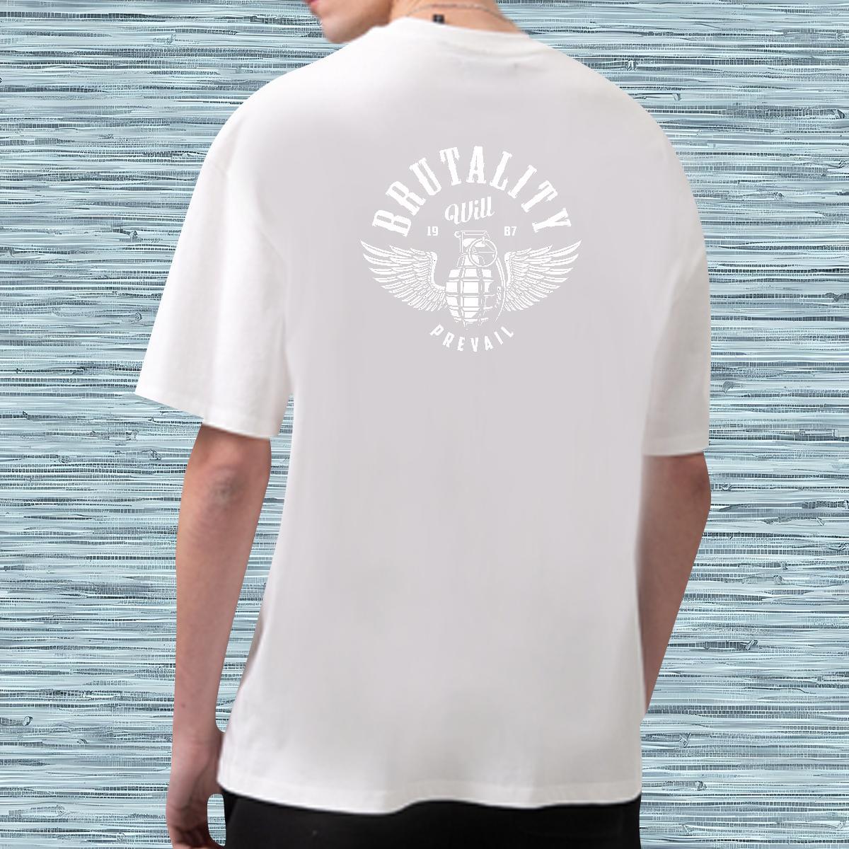 Comfortable Mens T Shirts 230g Cotton tool Home Outdoor Custom Cartoon Crew Neck Breathable Men Tops Tees Brand Polos