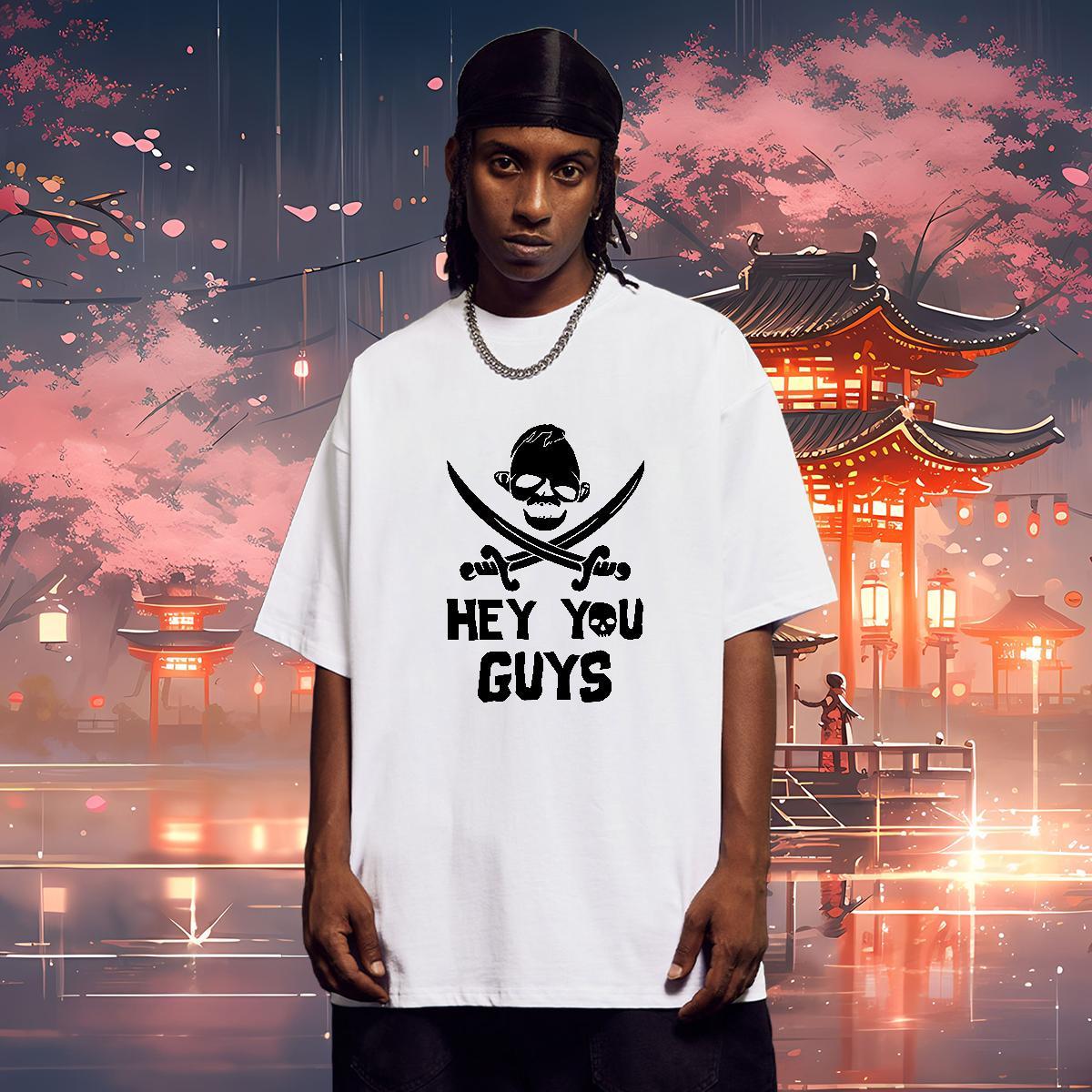 Cool Men T Shirts 230g Cotton knife Spring Summer Black Oversized Breathable Short Sleeve Men Clothes T-Shirt Classic Tee Shirt