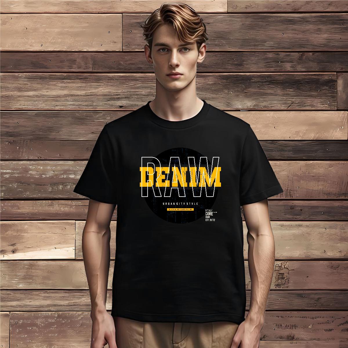 Classic T shirt 100% Cotton 230g letter Spring Summer Customized Print Breathable Short Sleeve Men Tshirts Fashion New Tops Shirt