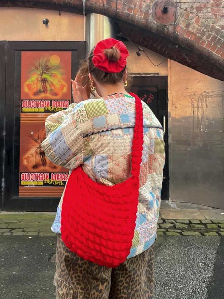 Women's Jackets Fashionable womens pocket single breasted cotton jacket fashionable floral print long Sleve quilted jacket 2024 autumn womens T-s