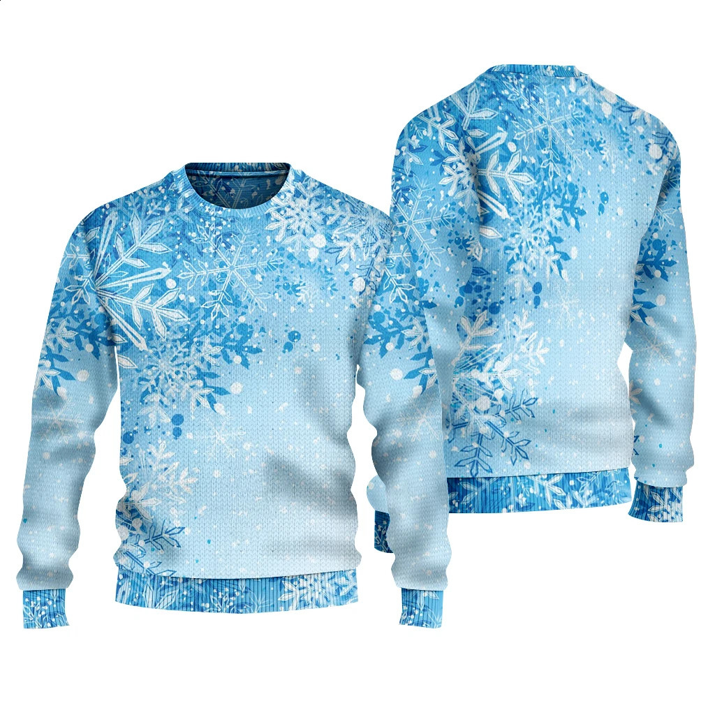 2023 Selling Customized Christmas Funny Cute Sweater Womens Spring Autumn 3D Printed Halloween 240824