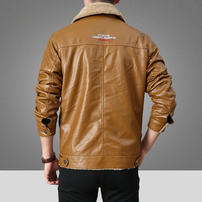Plus Size 7XL Thick Warm Winter Denim Jacket Mens Windproof Wool Coat Jeans Clothing 240824