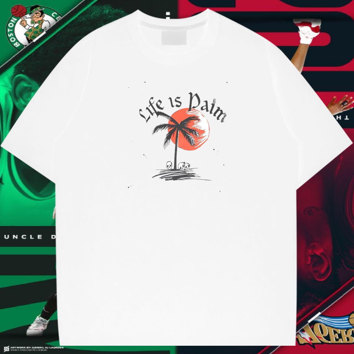 Wholesale Men T Shirts 230g Pure Cotton skull High Street Hip Hop Custom Anime Breathable Short Sleeve Couples T Shirts Fashion Designer Top Tees