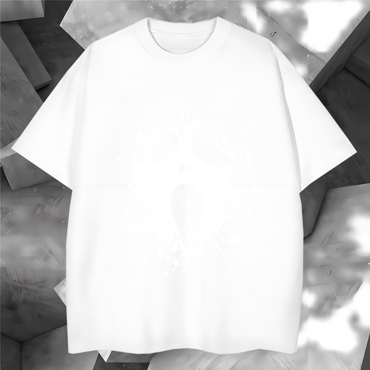 Soft Man T Shirts 230g 100% Cotton skull Street Wear Custom Anime Short Sleeve Soft Men Tshirts Fashion Design Top Tees