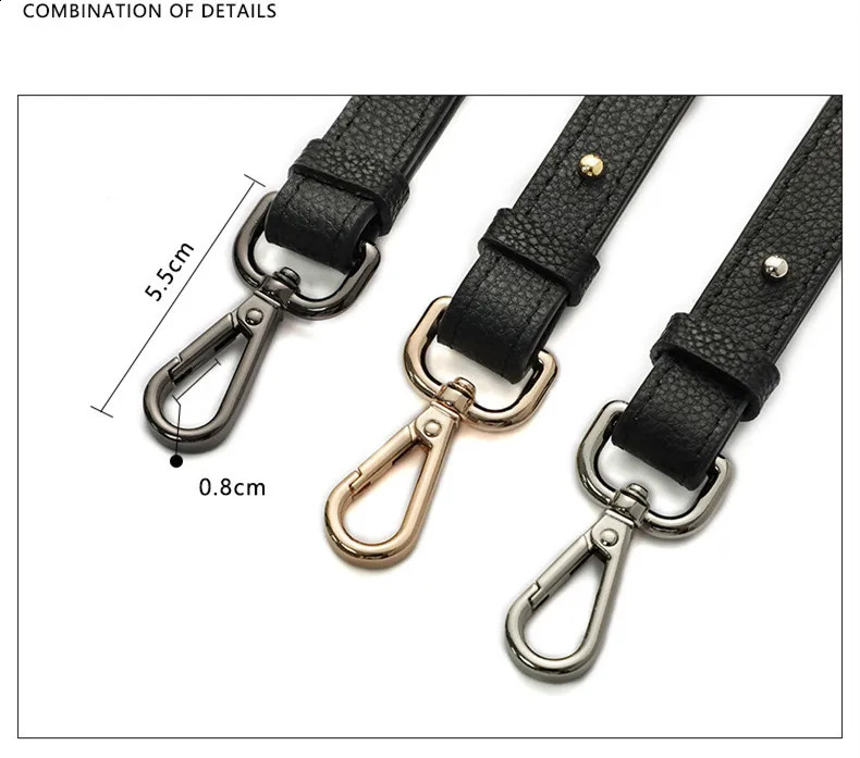 Large 38MM wide genuine leather Replacement strap Adjustable guitar shoulder bag belt Togo 240824