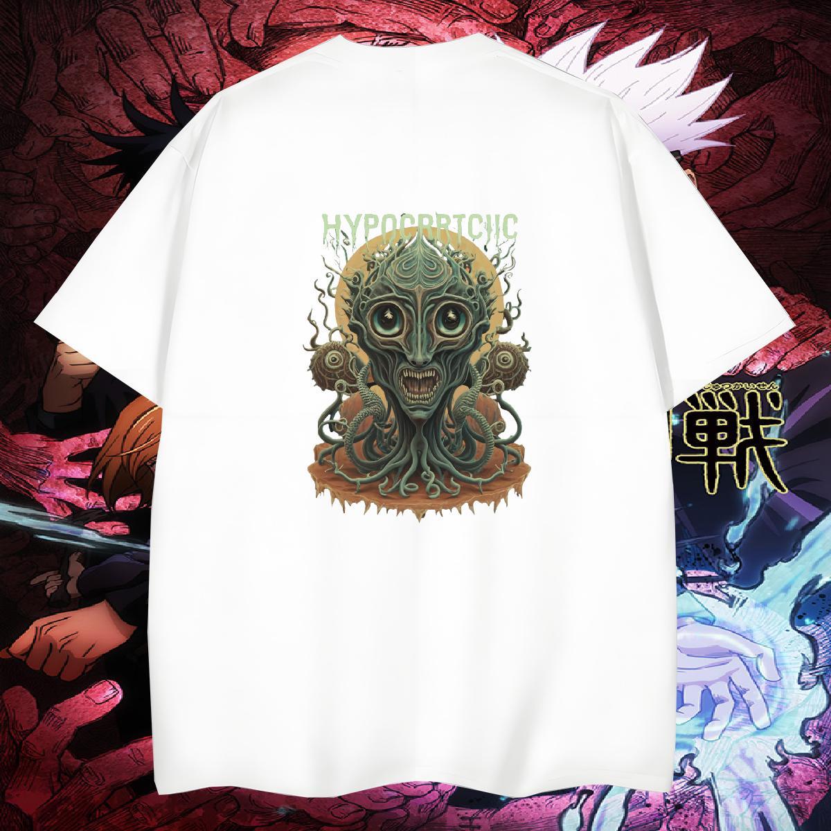 Wholesale T-Shirts for Men 100% Cotton 230g skull Hip Hop Oversized 4XL Crew Neck Breathable Men Clothes T-Shirt Stylist Wear