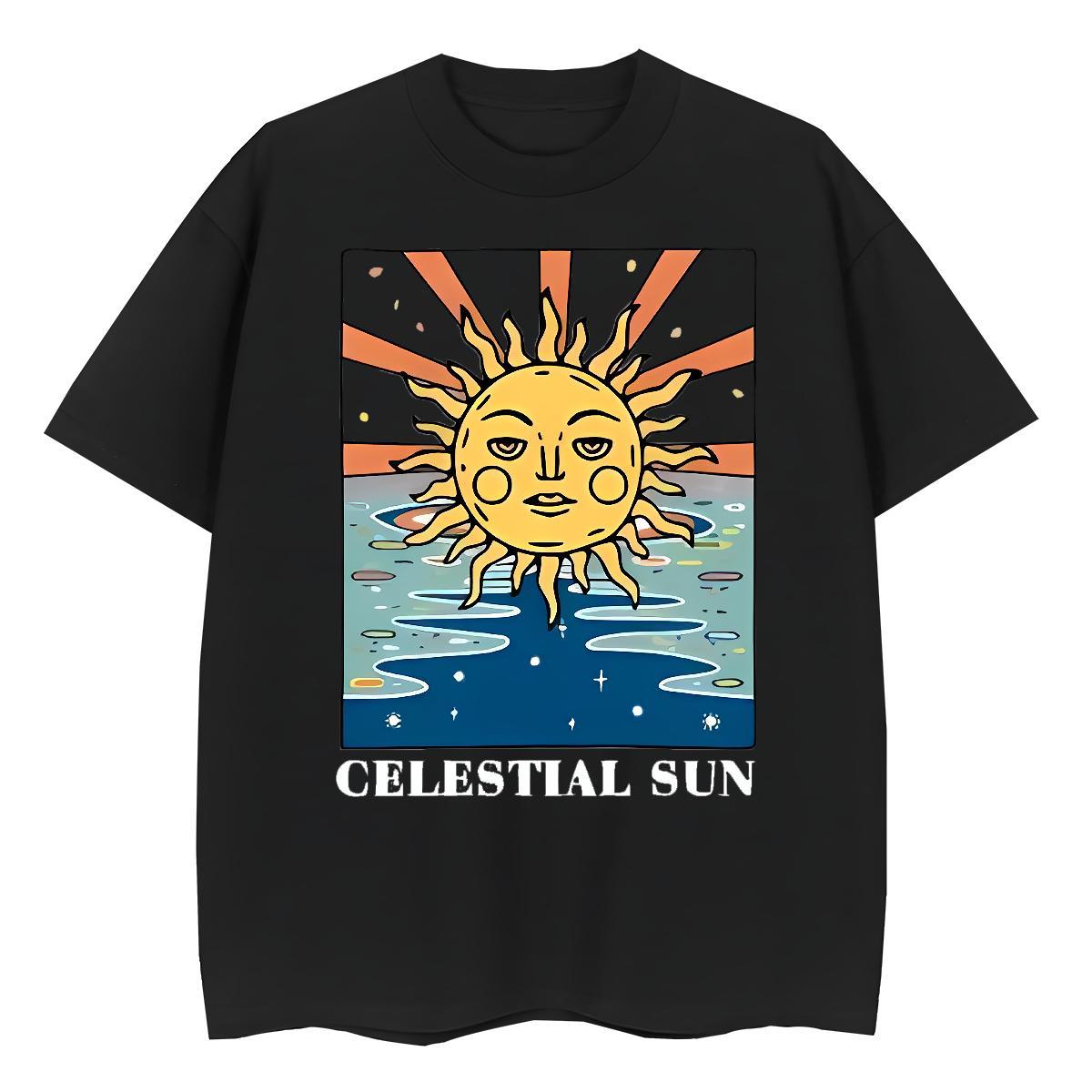 DIY Men Tops Tees sea Anime Printing Street 230g Pure Cotton Tops Shirt O Neck Short Sleeves Soft T-Shirts for Men Oversized