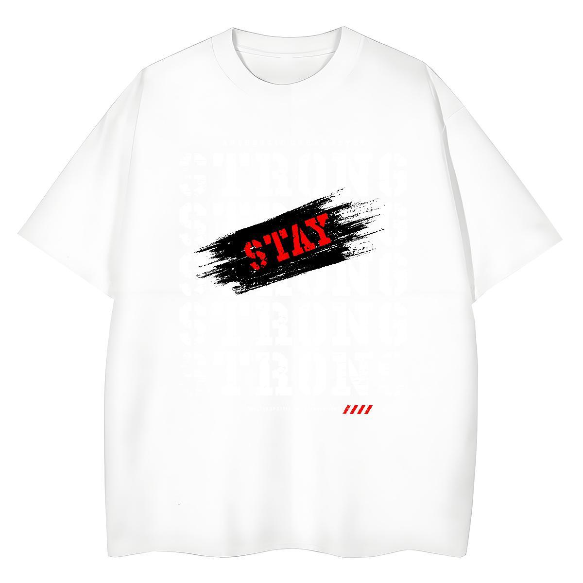 Comfortable T-Shirts 230g 100% Cotton stay Daily Outfit Custom Print Oversized Crew Neck Tshirt for Man Woman Designer Tshirts