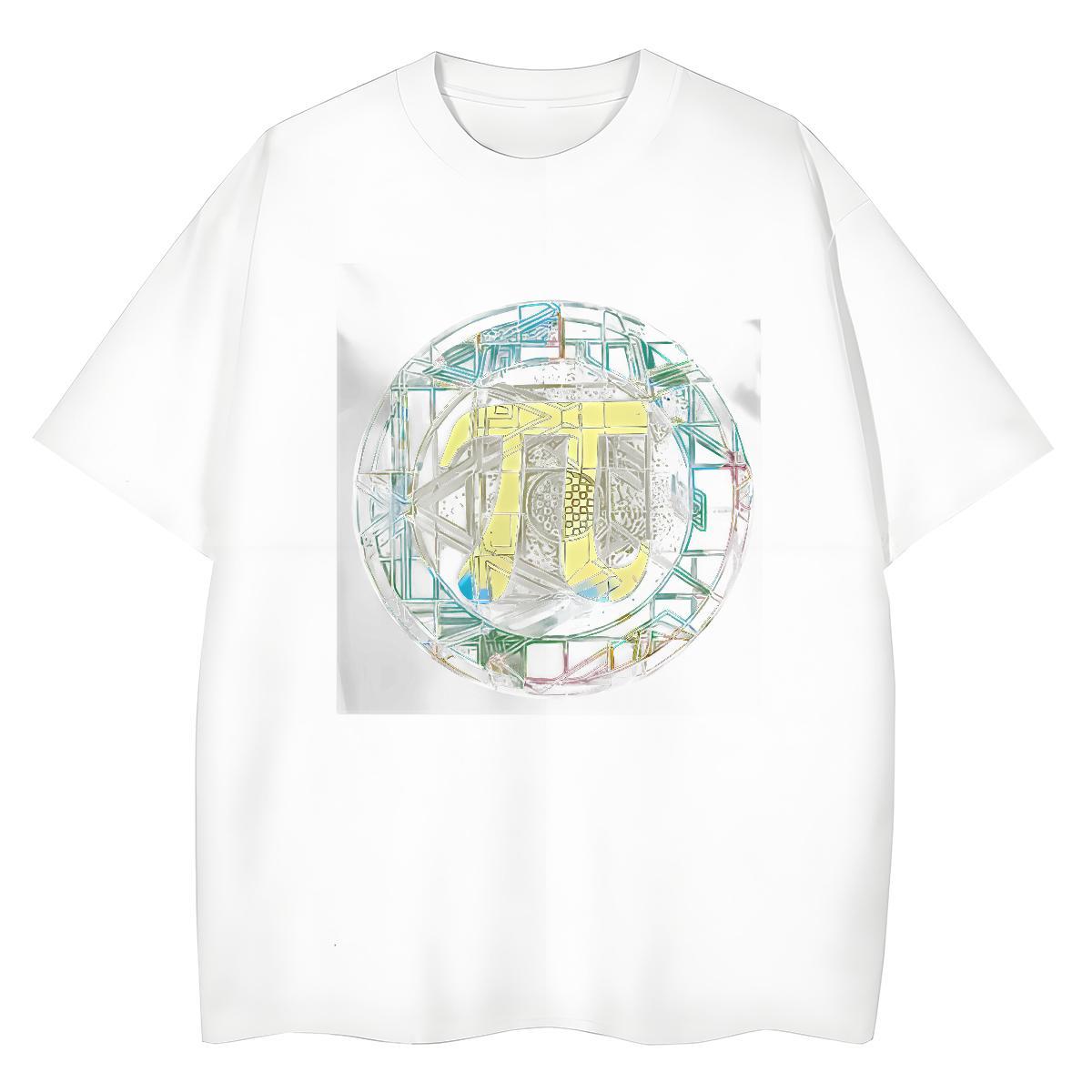 Classic T Shirts Men 230g Cotton math Spring Summer Anime Print Breathable Short Sleeve Men Tops Tees Factory Direct Tee Shirt