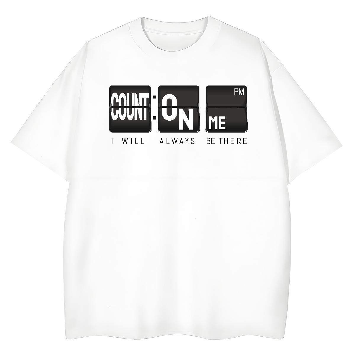 5A Women Tshirts 230g 100% Cotton letter Sports Street Wear T-Shirts O Neck Short Sleeves Custom Print Oversized Tees