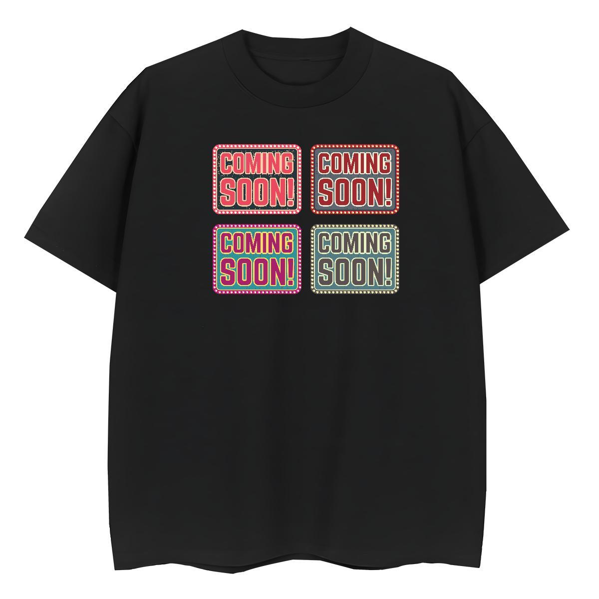 Soft T-Shirts 230g Cotton letter Spring Summer Custom Printing Crew Neck Breathable Tshirt for Man Woman Customized Tees