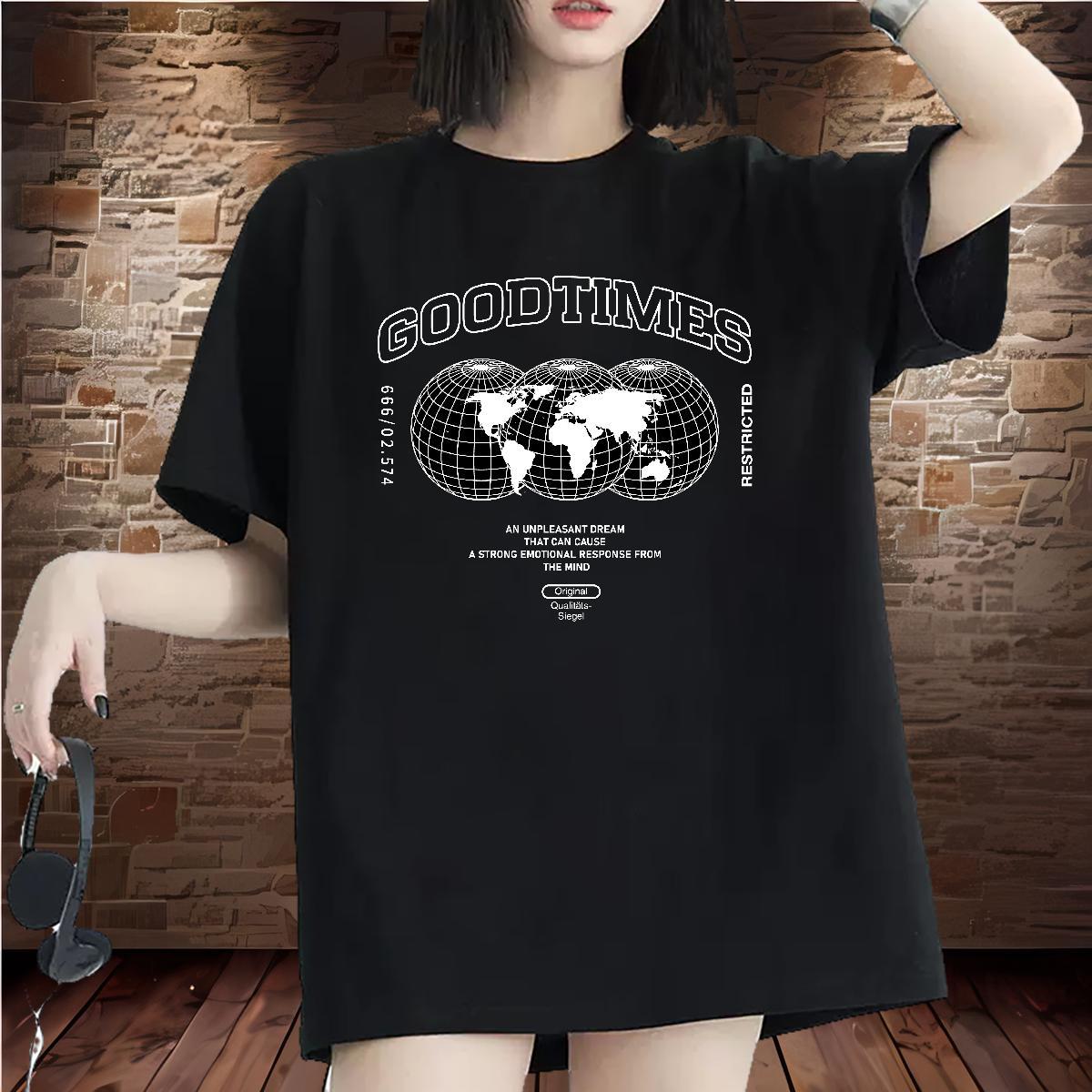 Loose Tshirt for Man Woman 230g Pure Cotton worldwide Street Wear T Shirt For Woman Breathable Soft Custom Print Oversized Polos